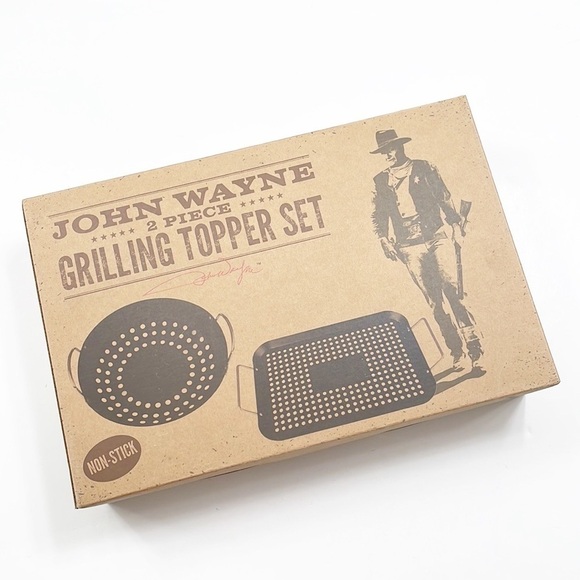 NEW John Wayne 2 Piece Grilling Topper Set - Picture 1 of 4